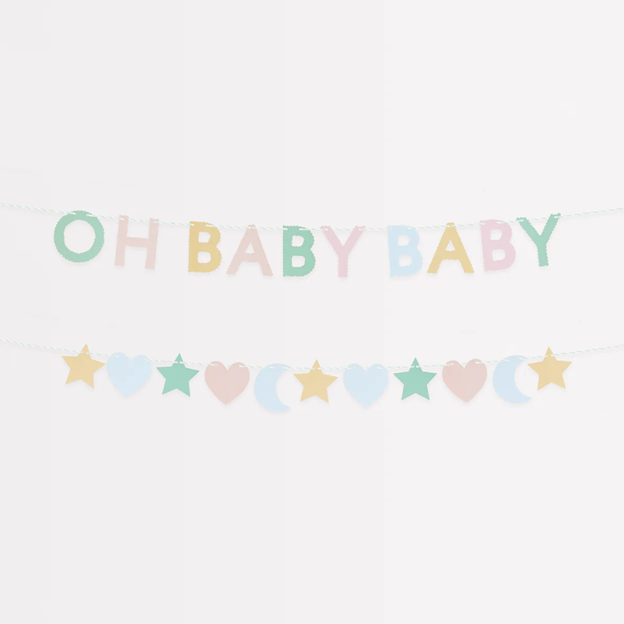 Meri Meri Baby Mini Matchbox Garlands - Set of 2