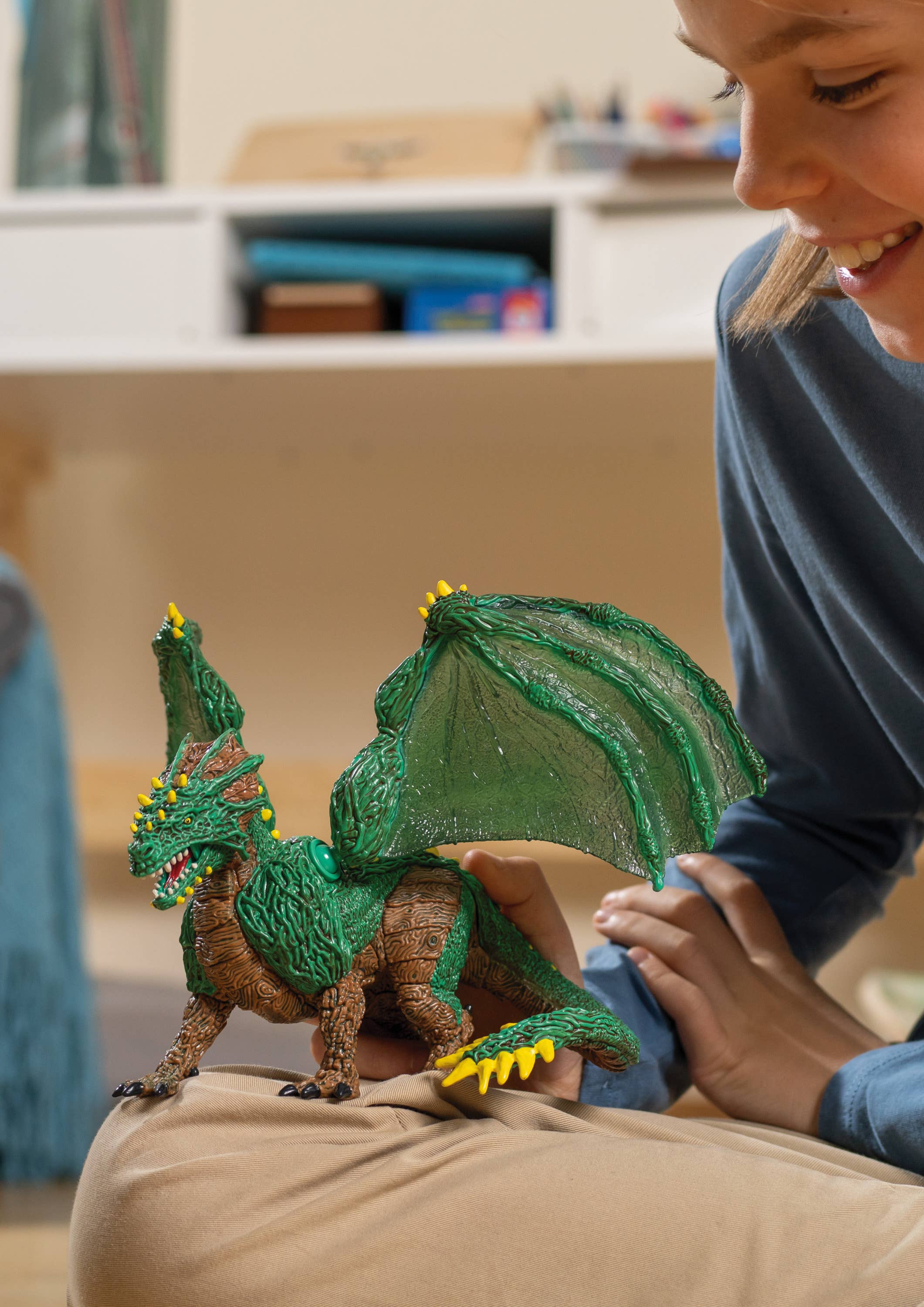 Jungle Dragon Mythical Creature Toy with Movable Wings, photo 5 of 5