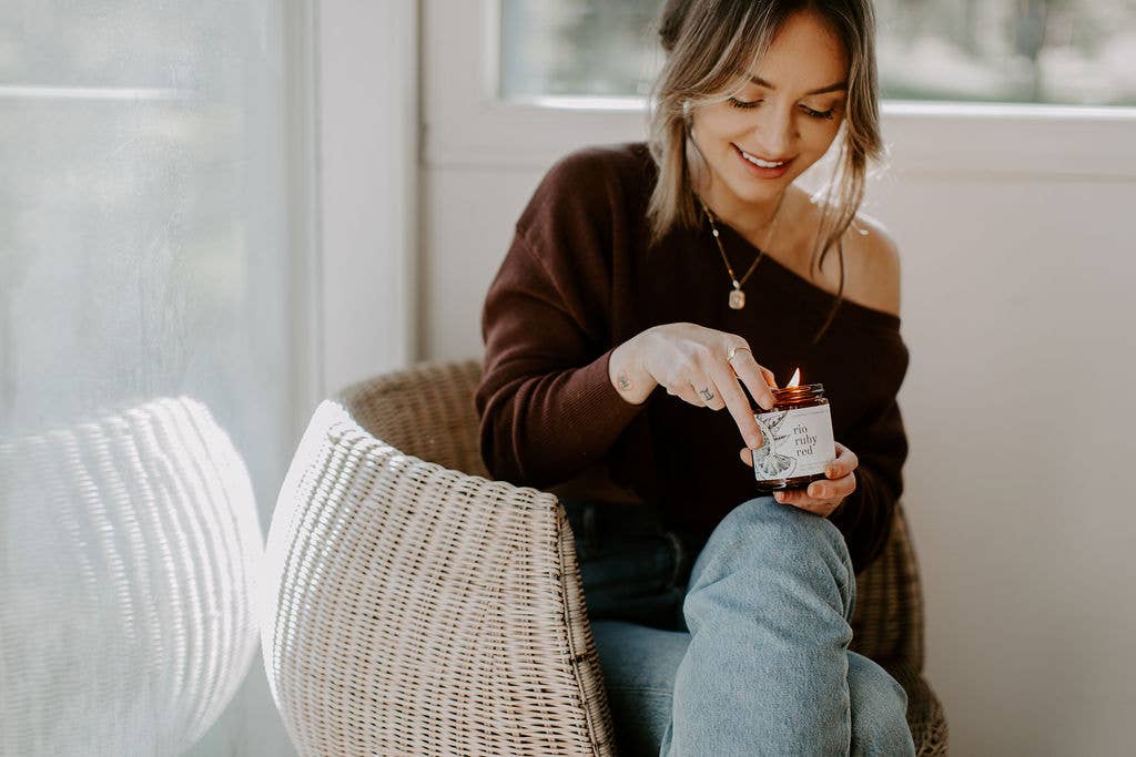 Rio Ruby Red 9oz Soy Candle, photo 5 of 8