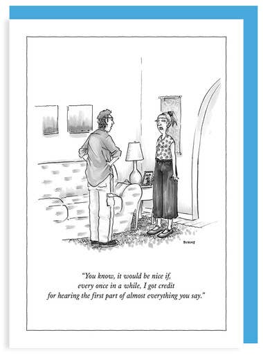 WOULD BE NICE IF - 5x7 NY'ER CARTOON CARD