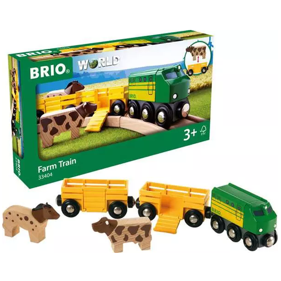 BRIO World Train Set Farm Train Set