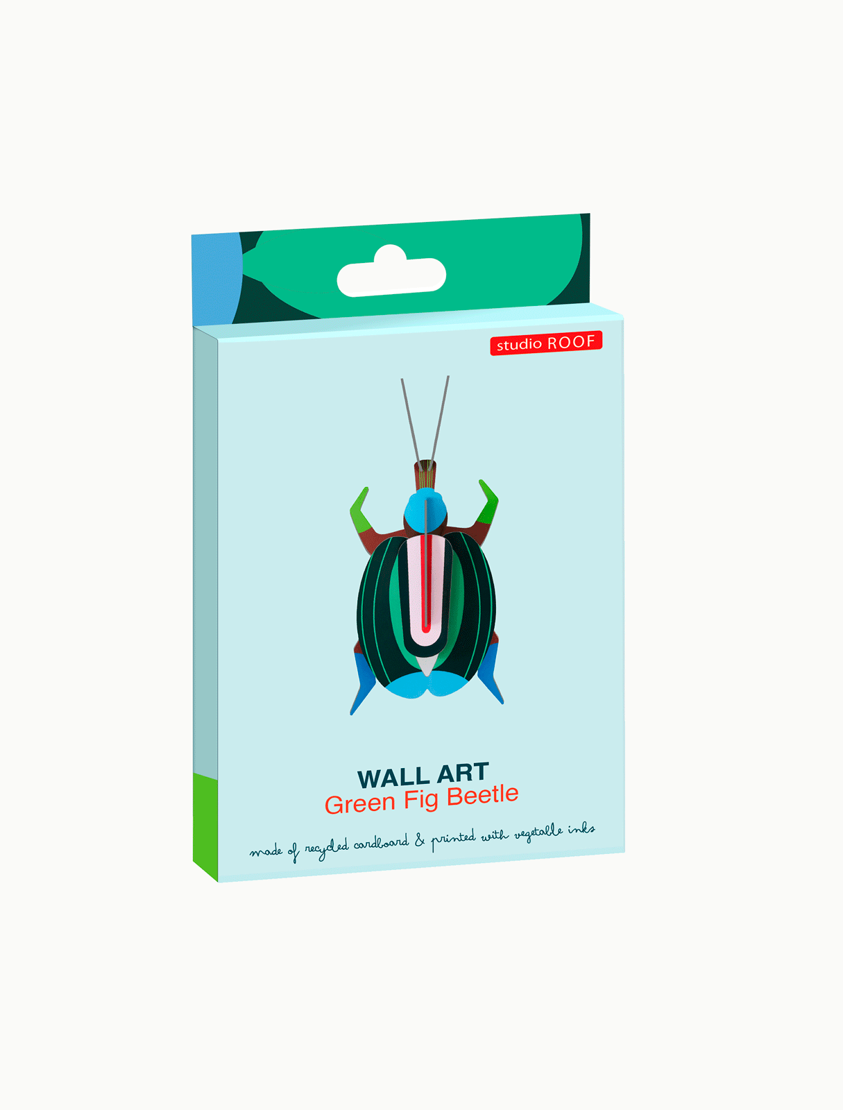 3D wall art - Green Fig Beetle, photo 4 of 4
