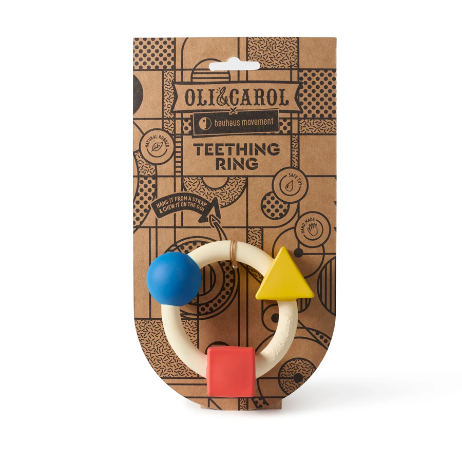 Oli & Carol x bauhaus movement Baby Teething Ring