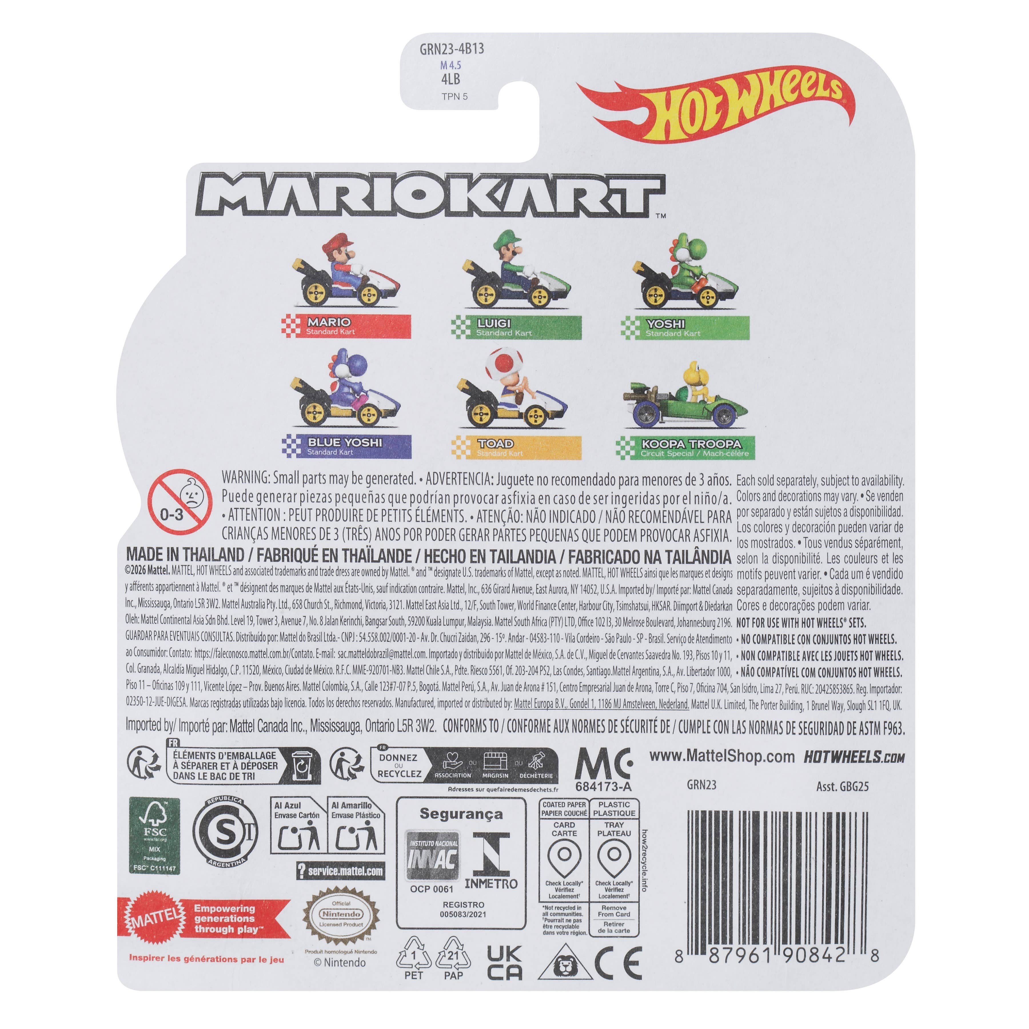 Hot Wheels Mario Kart Assortment, photo 2 of 8