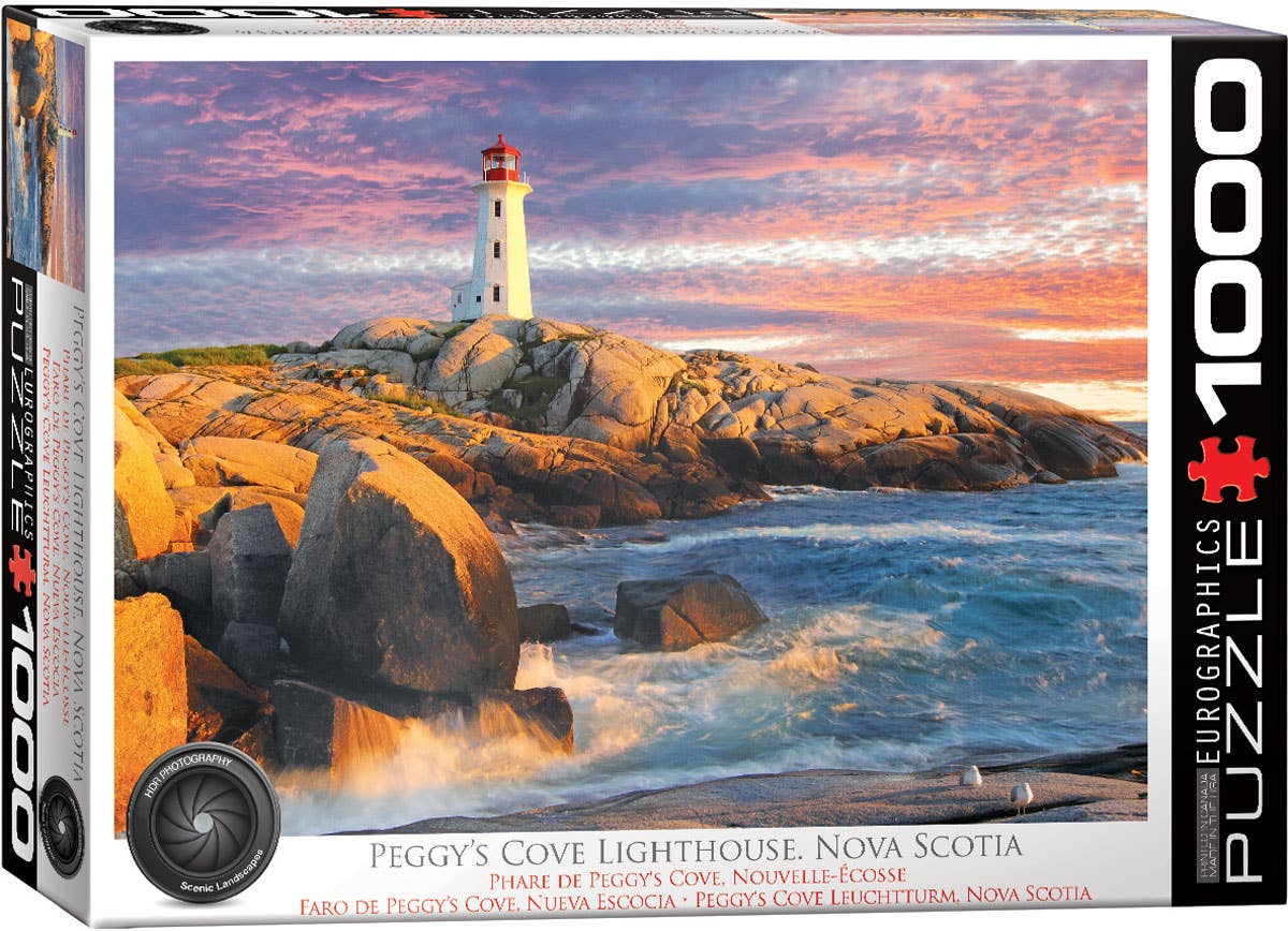 Peggy’s Cove Lighthouse. Nova Scotia 1000pc Puzzle, photo 1 of 3