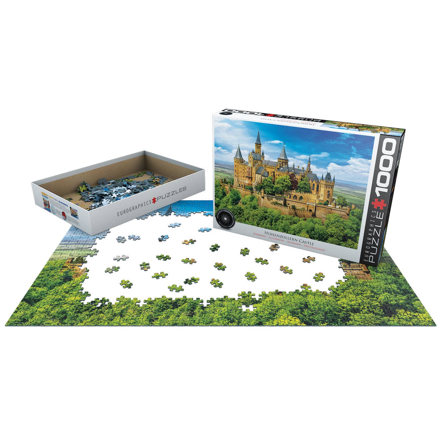 Hohenzollern Castle, Germany 1000pc Puzzle, photo 3 of 3