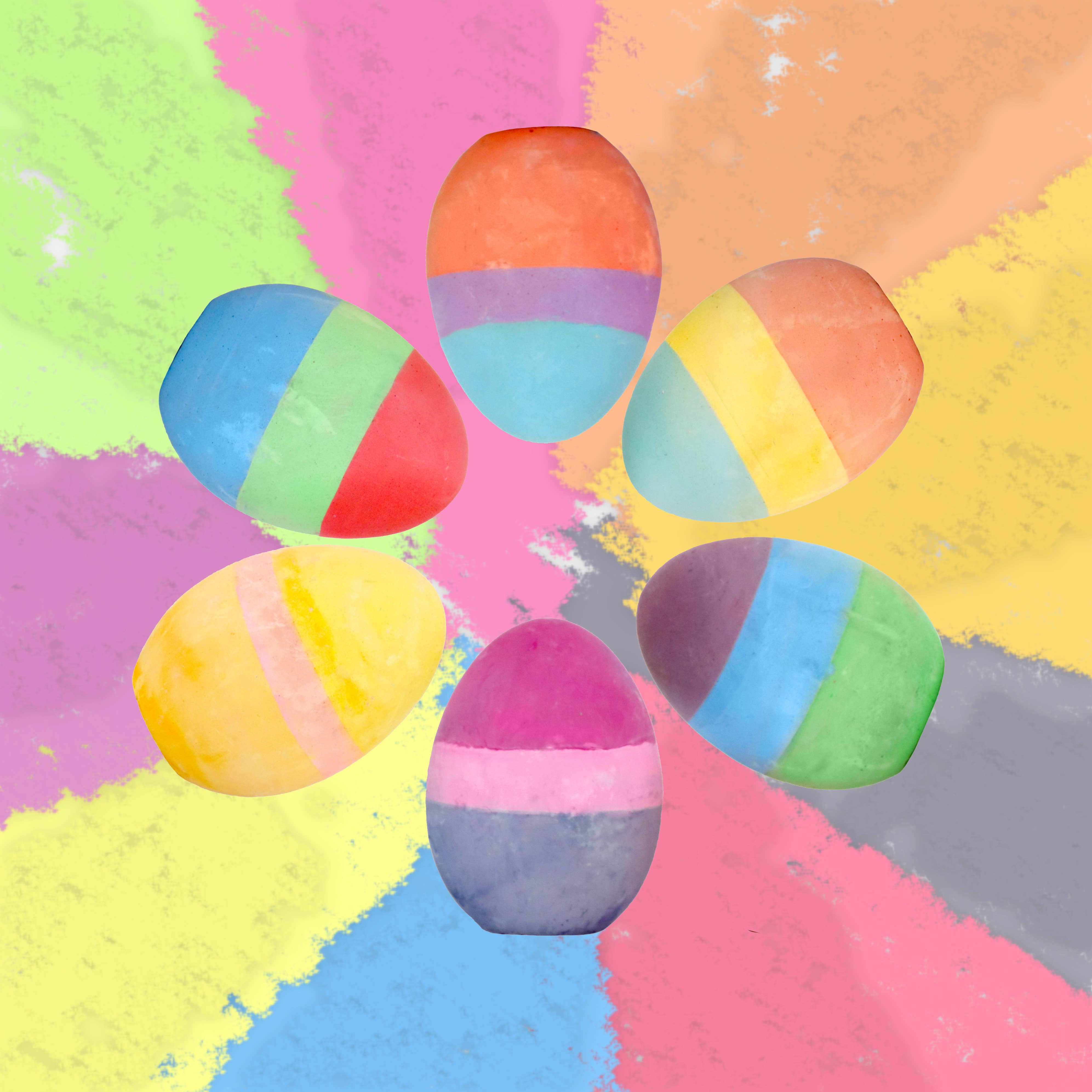 3 Colored Egg Chalk - 12 pack, photo 1 of 5