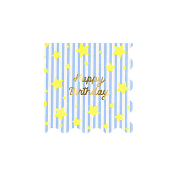 Bright Star Happy Birthday Small Napkin, photo 4 of 4
