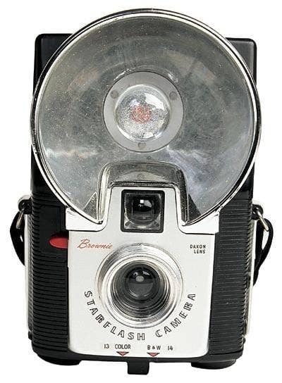 Brownie Camera Greeted Diecut Birthday Card