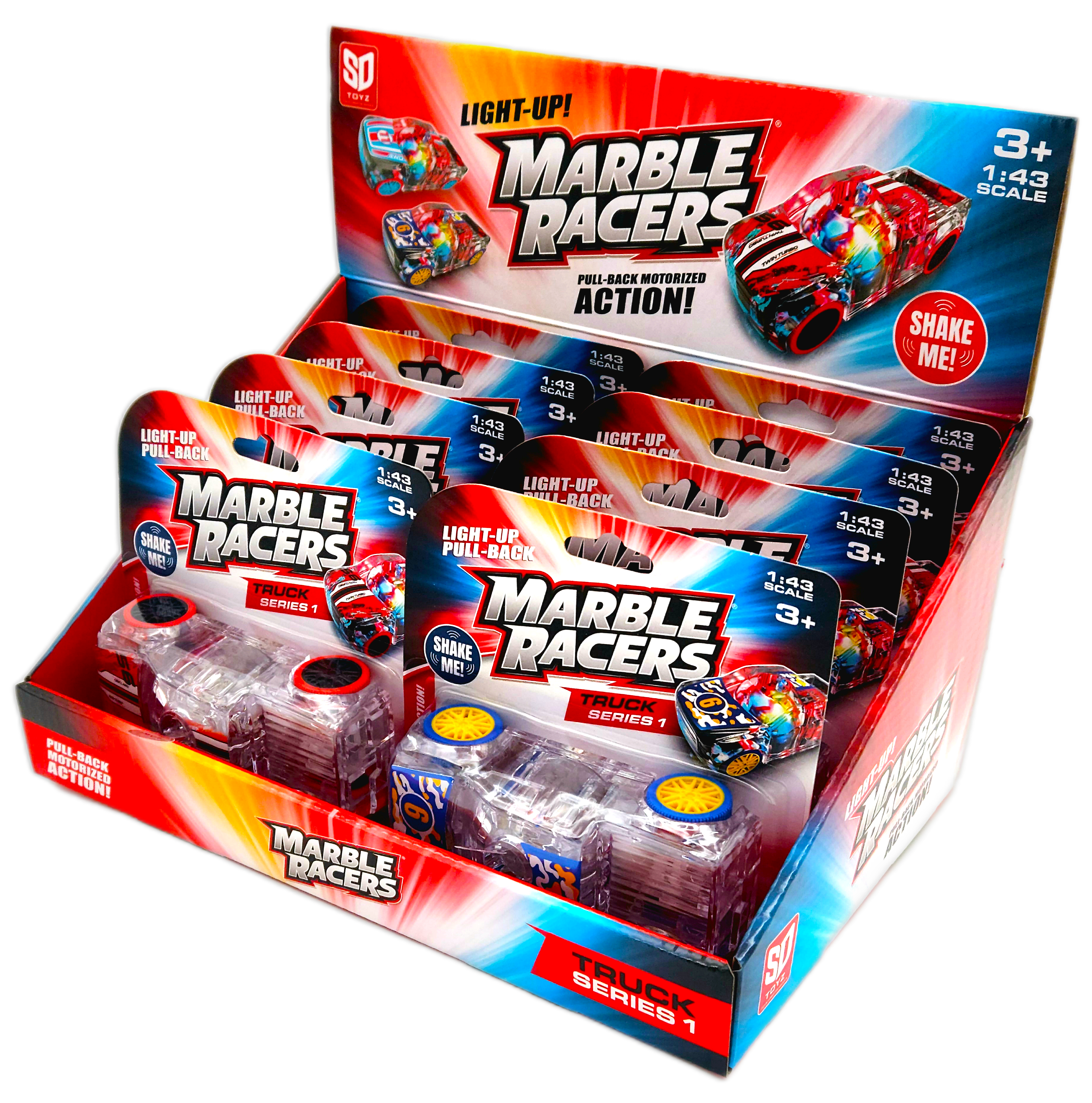Marble Racers Pickup Truck 16 Piece PDQ, photo 1 of 8