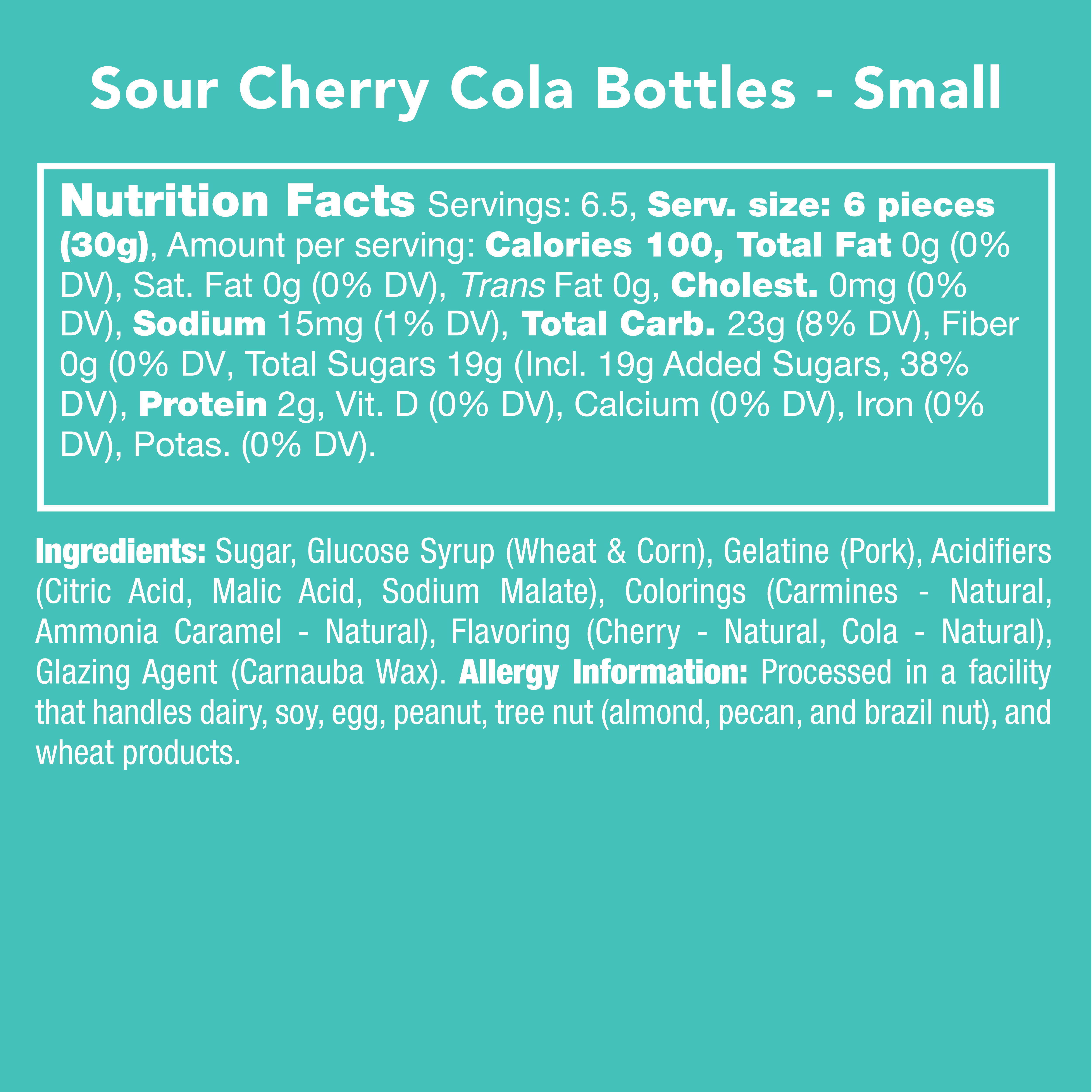 Sour Cherry Cola Bottles, photo 5 of 5