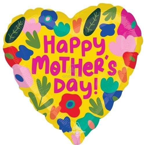 18" HOTHOUSE PETALS MOTHER'S DAY BALLOON