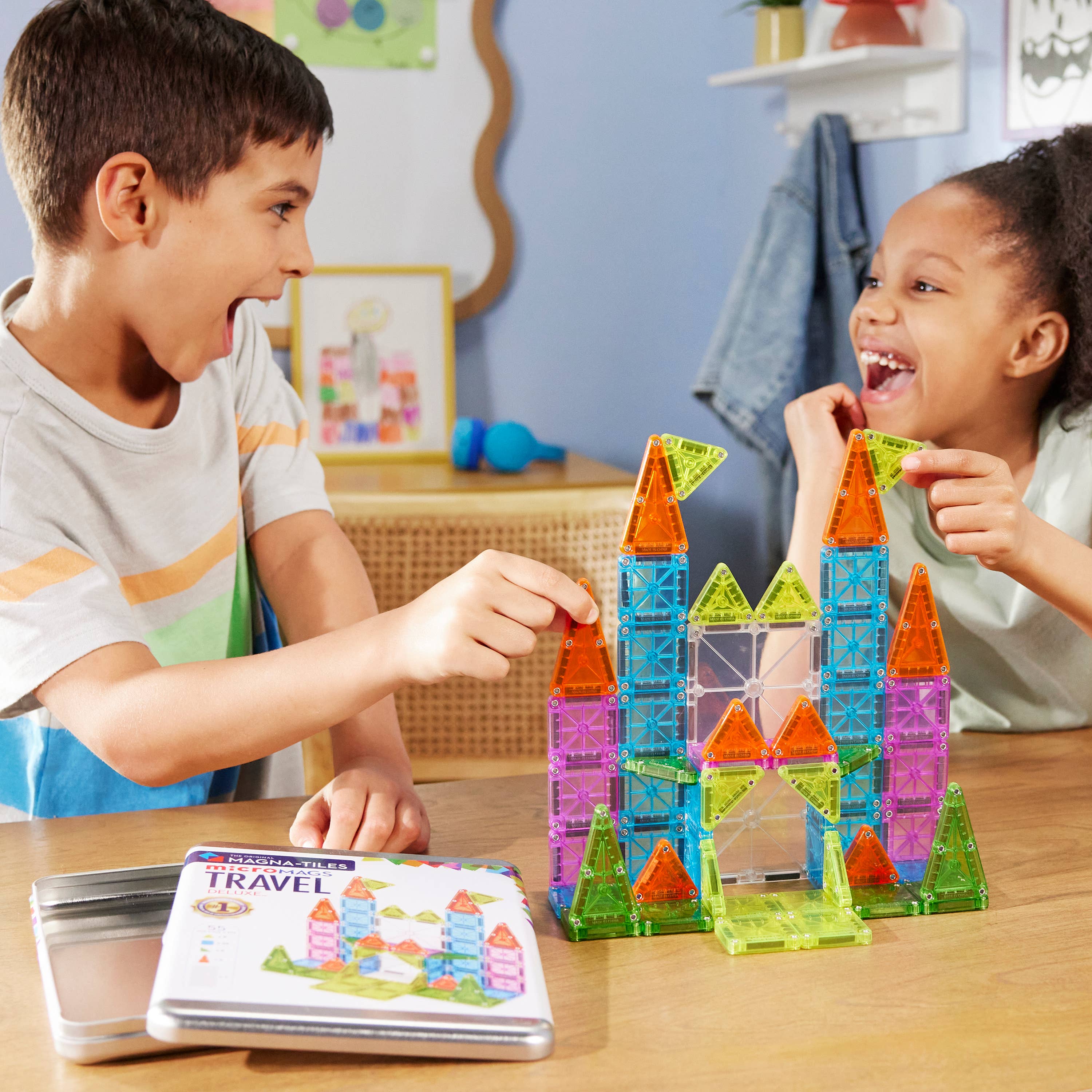 Magna-Tiles Travel Set Deluxe 55-Piece Set, photo 4 of 7