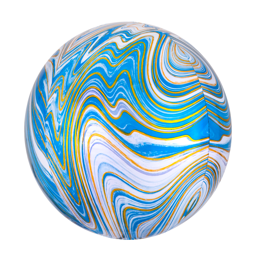 16in Marblez Orbz Balloon, photo 4 of 7
