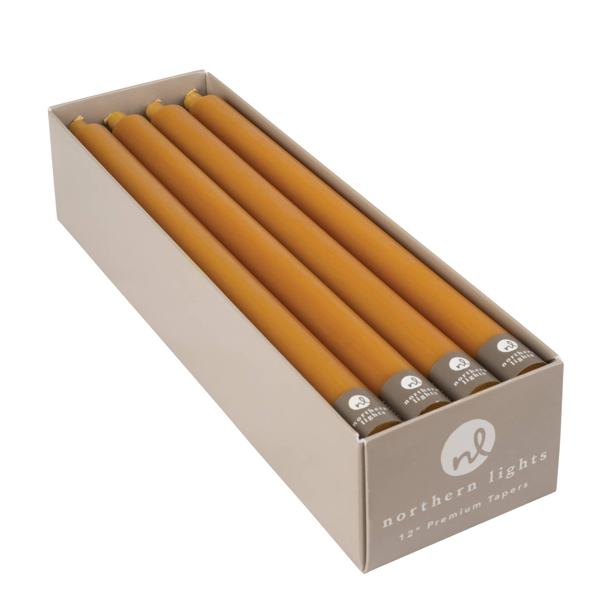 12" Taper Candles - 12pk Box: Caramel, photo 1 of 8