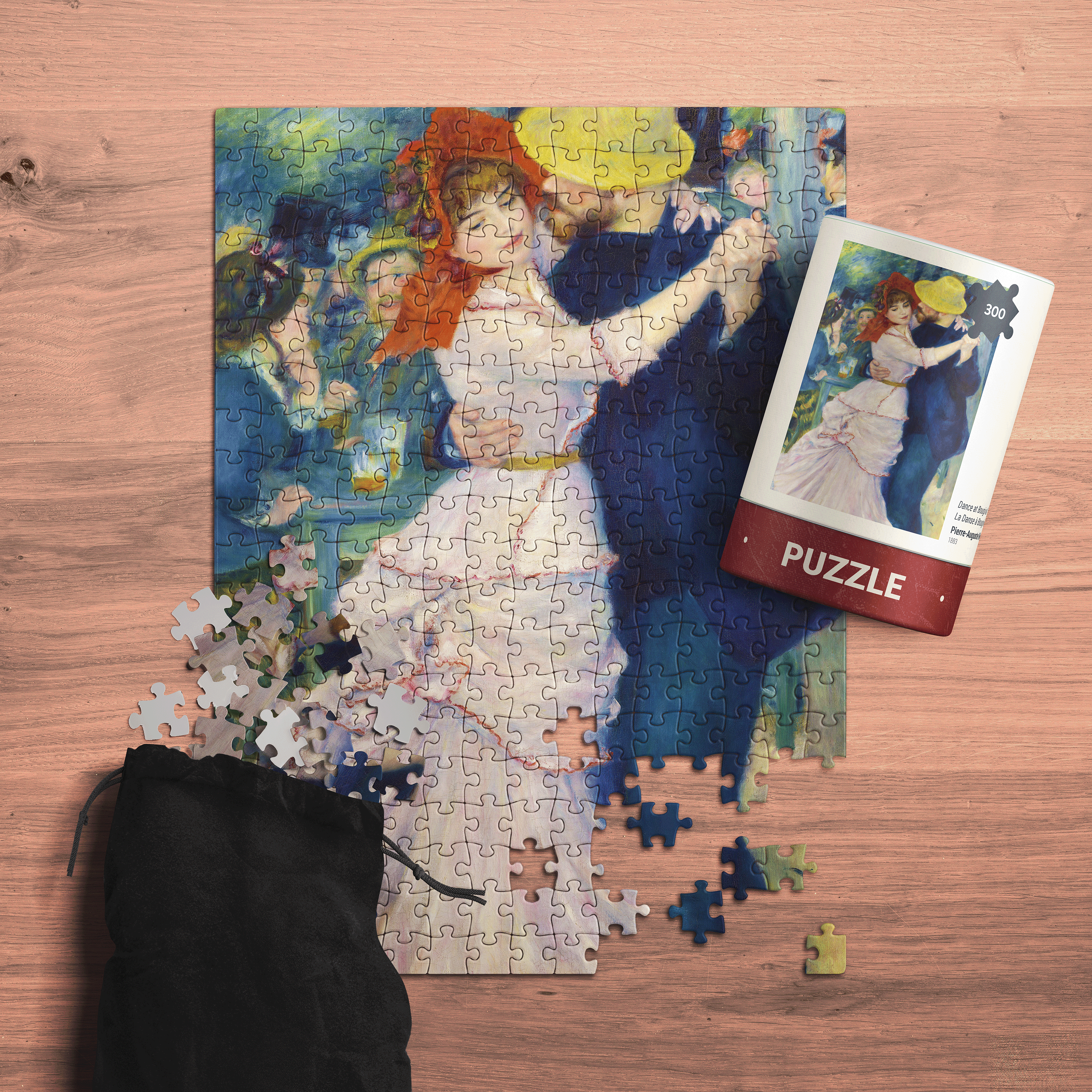 Dance at Bougival - Pierre-Auguste Renoir - 300 Piece Puzzle, photo 2 of 5