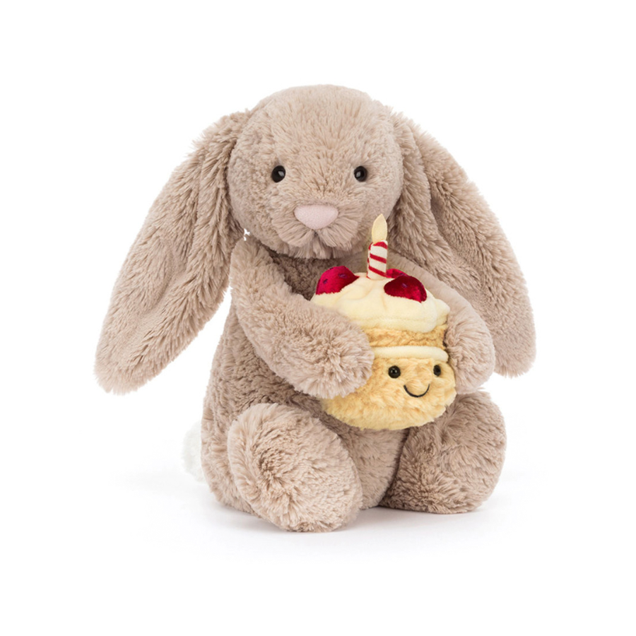 Jellycat Beige Bunny "Birthday"
