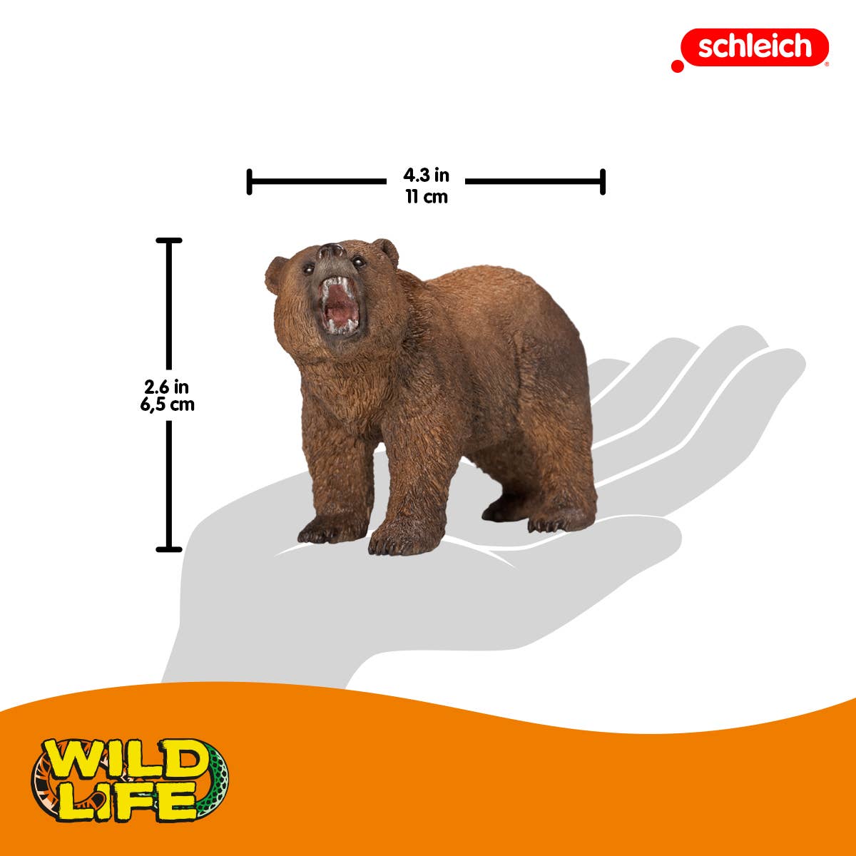 Grizzly Bear Forest Animal Toy, photo 4 of 5
