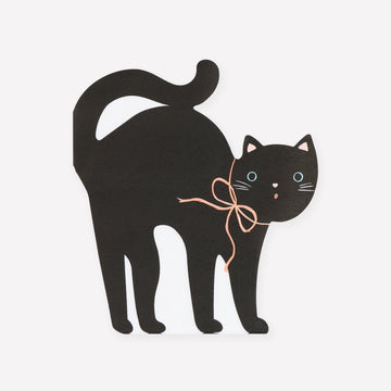 Halloween Cat Shaped Napkins, photo 1 of 3