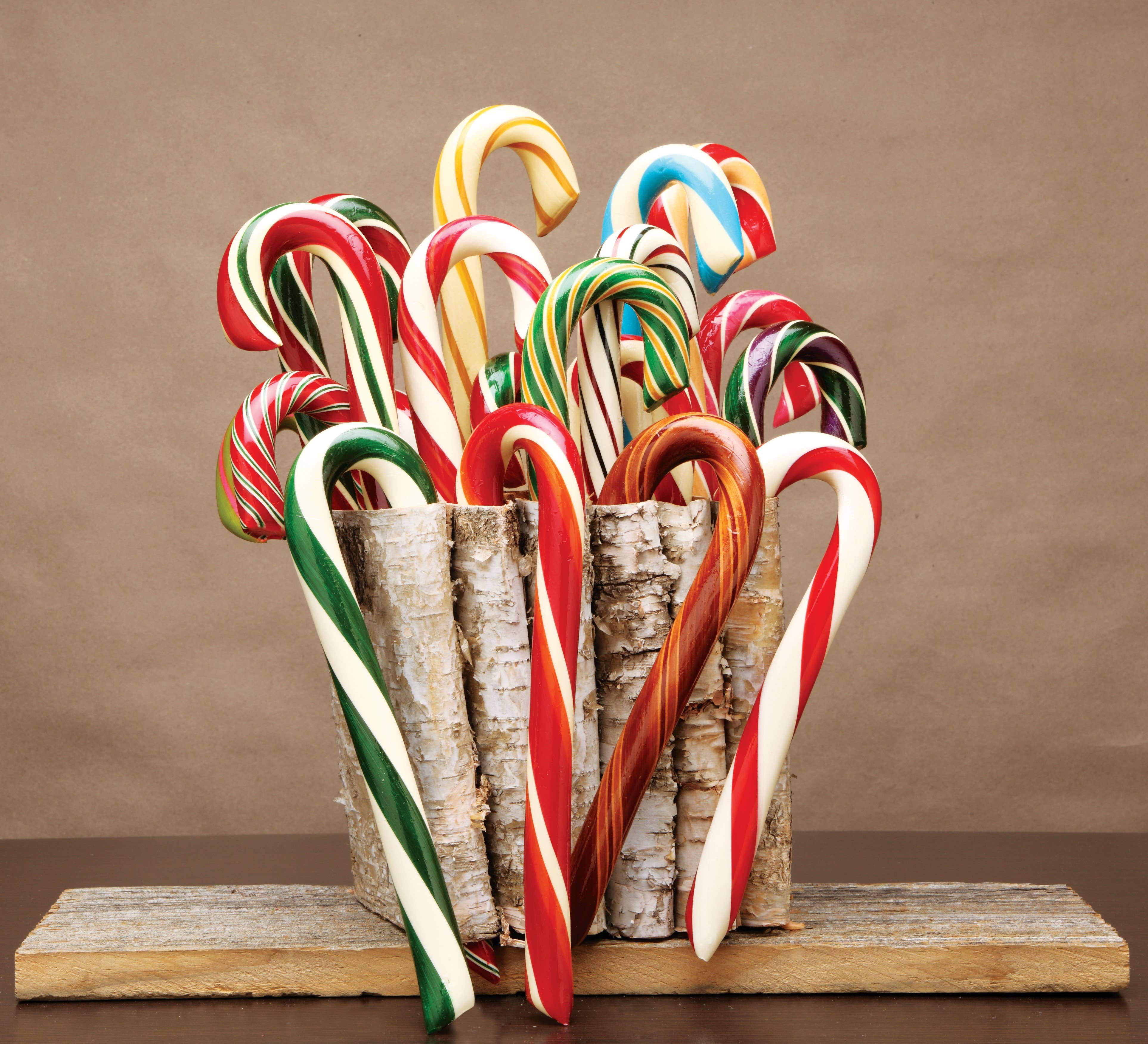 Hand-Spun Jumbo Candy Cane - Peppermint - 1.75 oz, photo 3 of 5