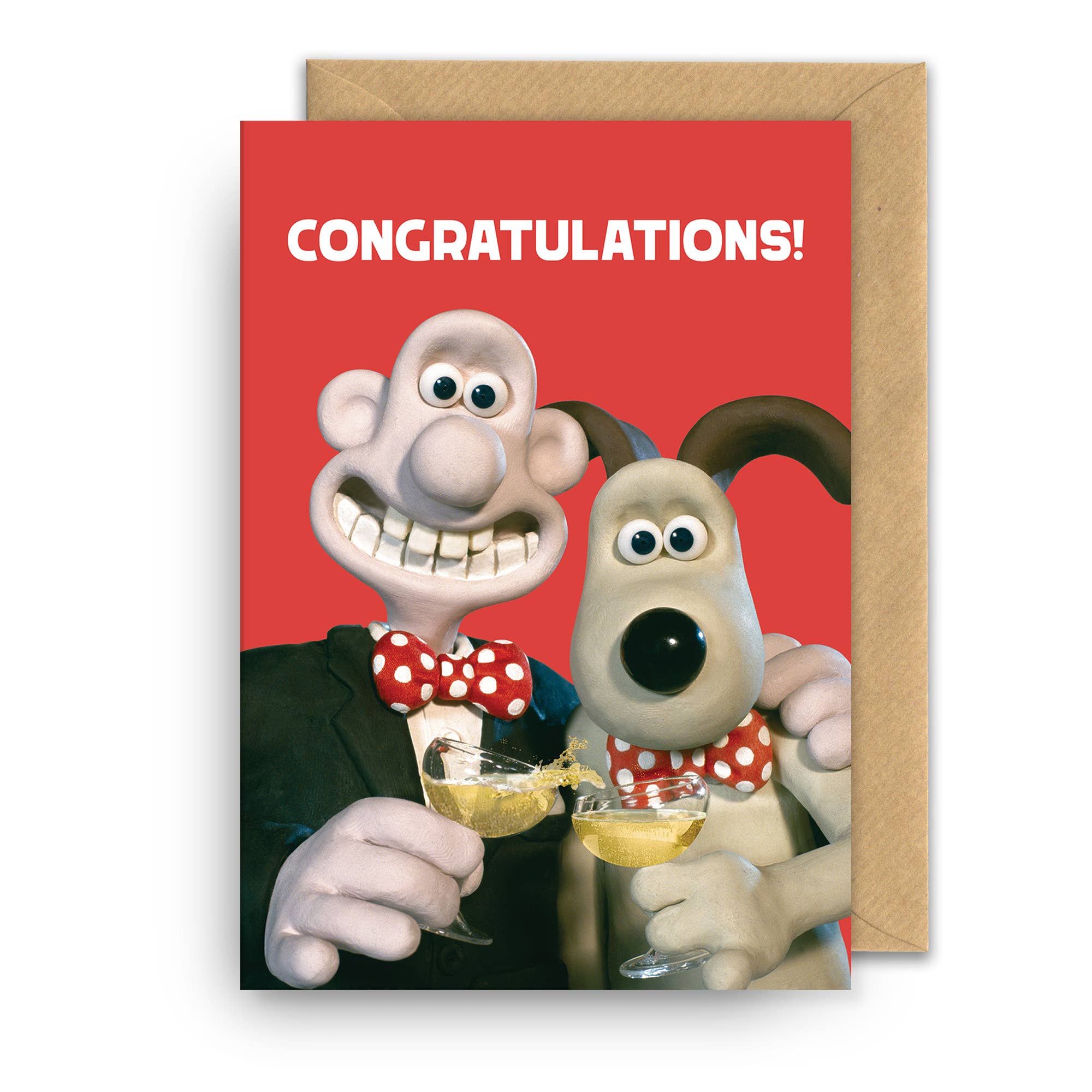 Congratulations Card | Wallace and Gromit | Cheers!, photo 1 of 2