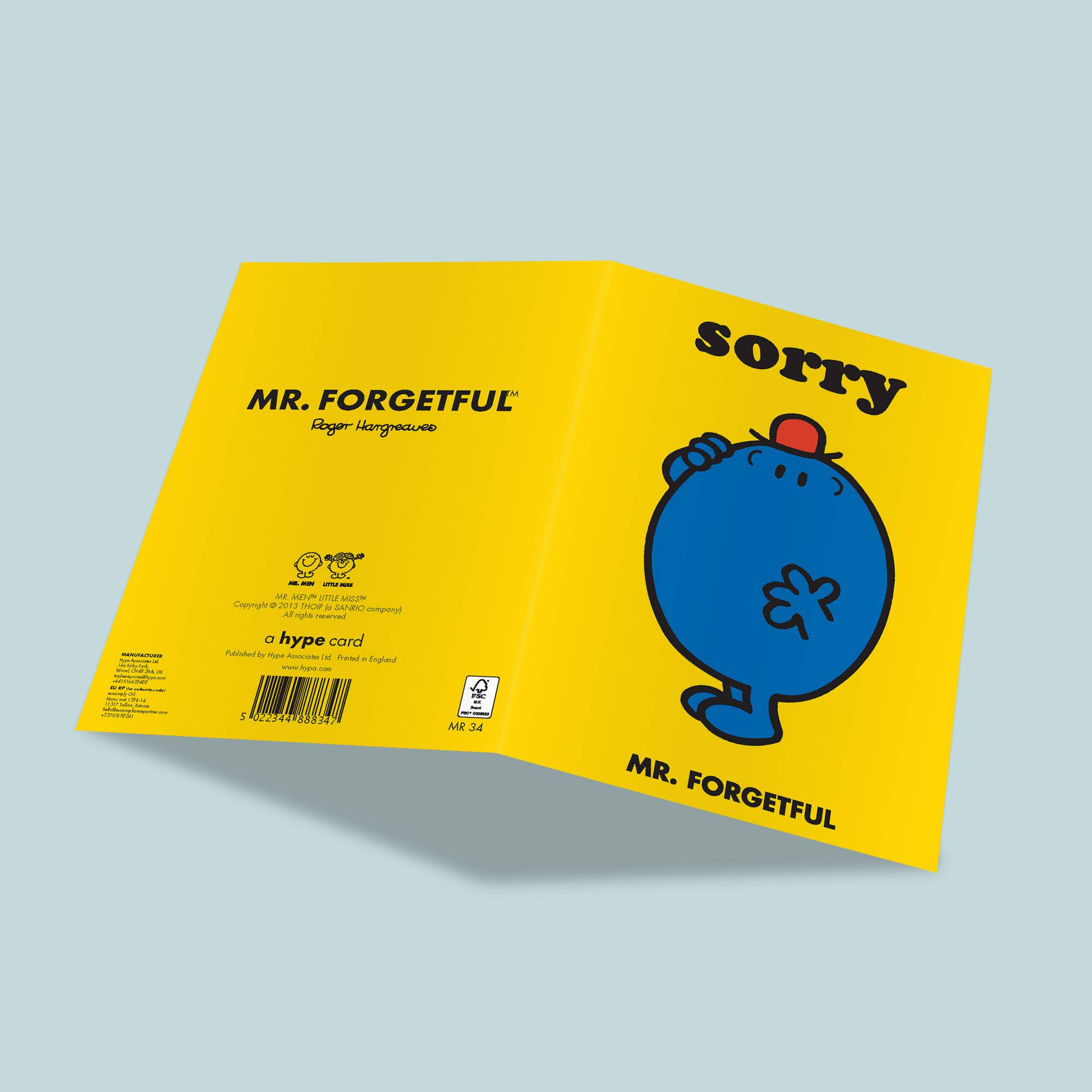 Apology Card | Mr. Forgetful | Mr. Men | Sorry, photo 2 of 2