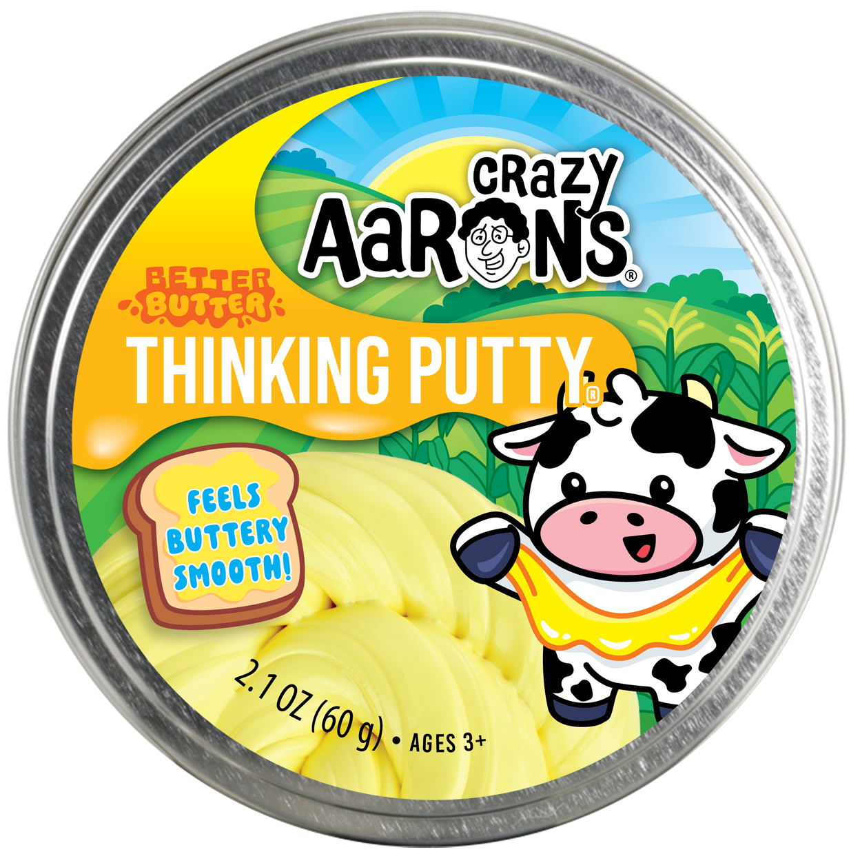 Better Butter - Full Size 4" Thinking Putty Tin, photo 2 of 4