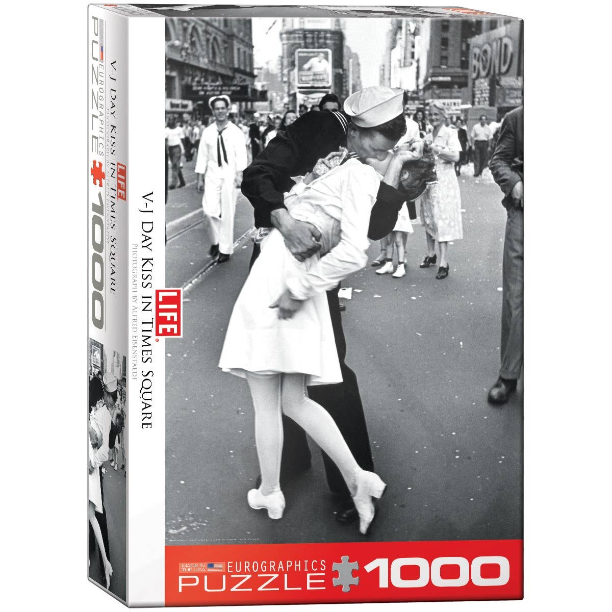 Life V-J Day Kiss in Times Square 1000pc Puzzle, photo 1 of 3