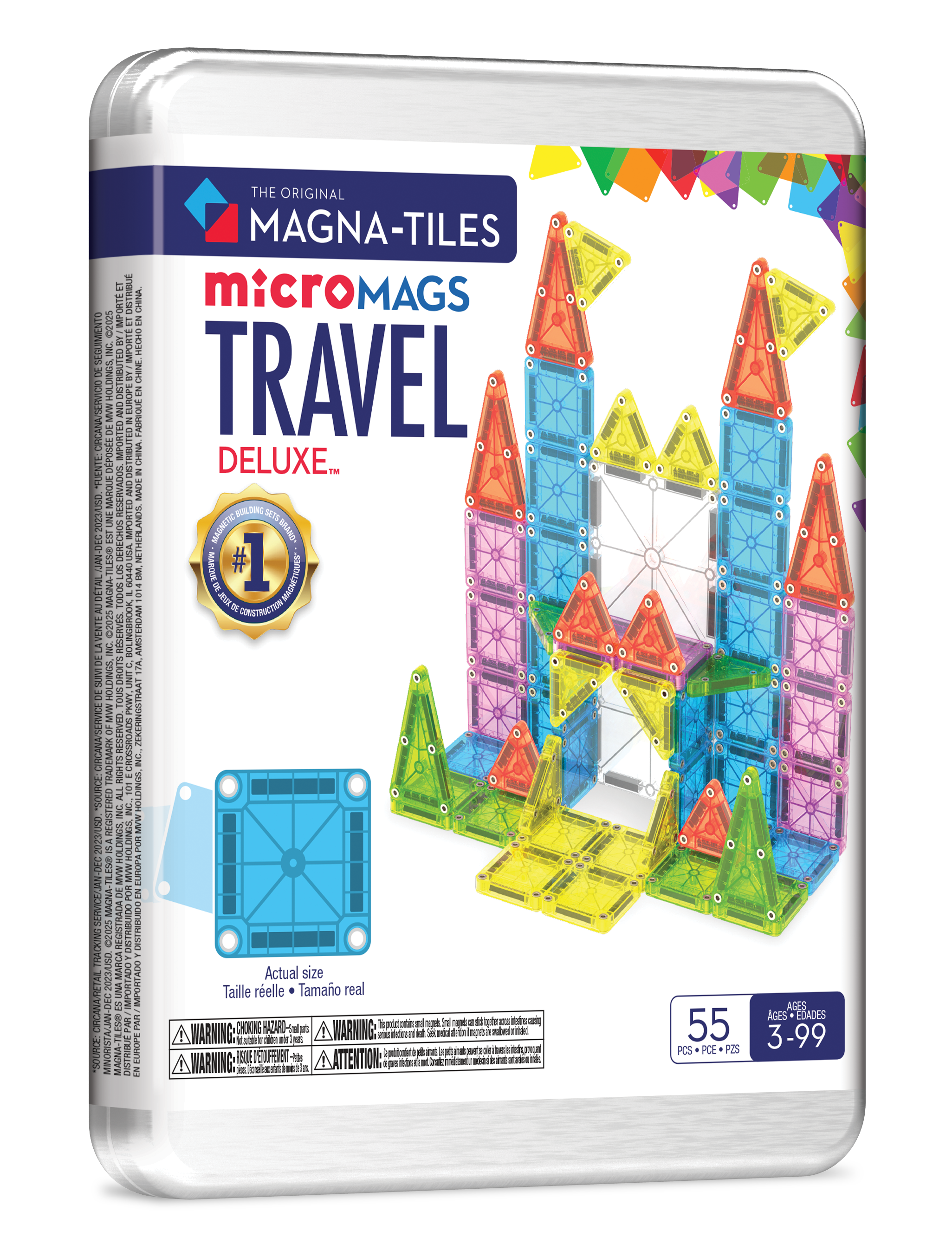Magna-Tiles Travel Set Deluxe 55-Piece Set, photo 1 of 7