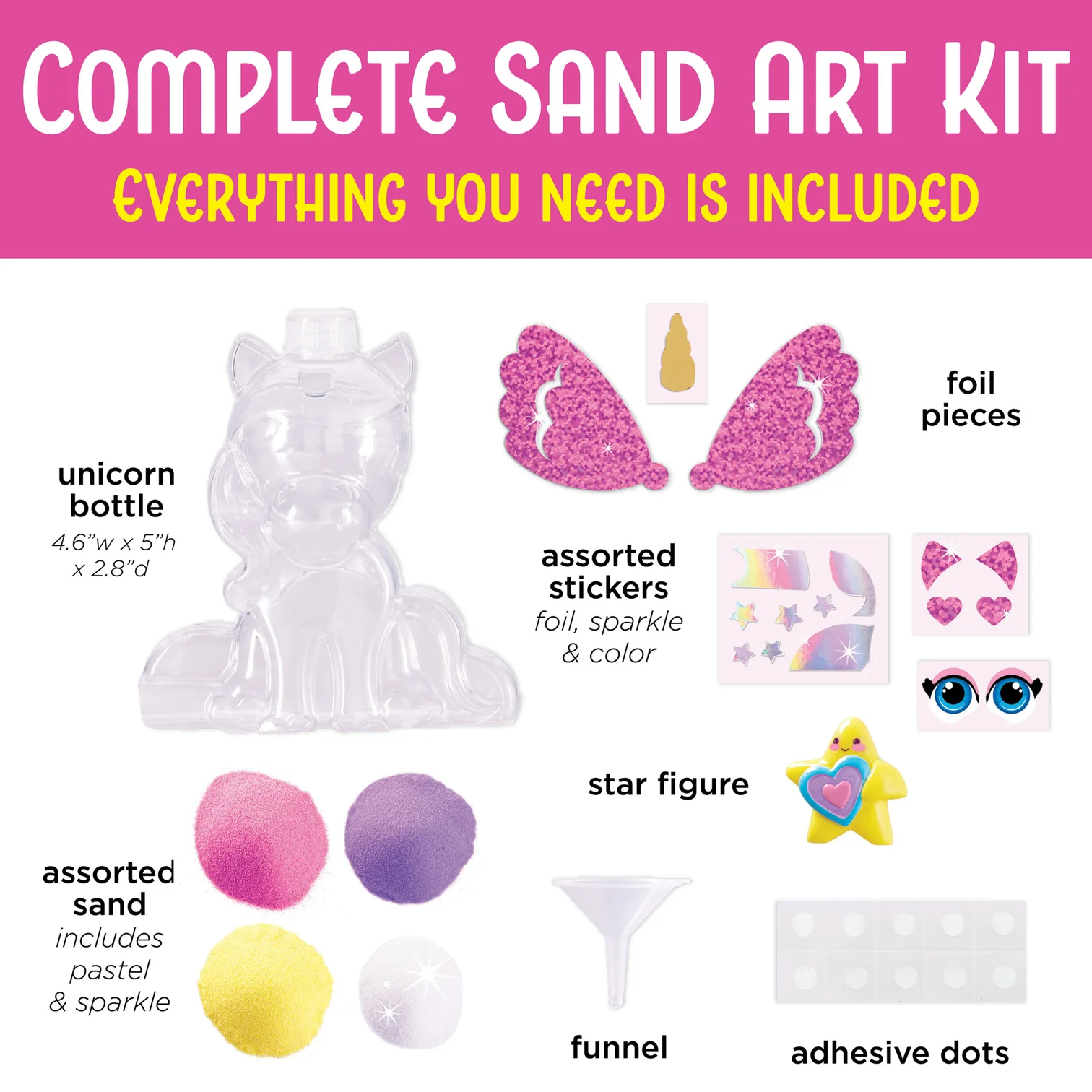 Sparkle Sand Art Unicorn, photo 4 of 4