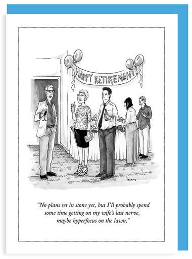NO PLANS YET- 5x7 NEW YORKER CARD