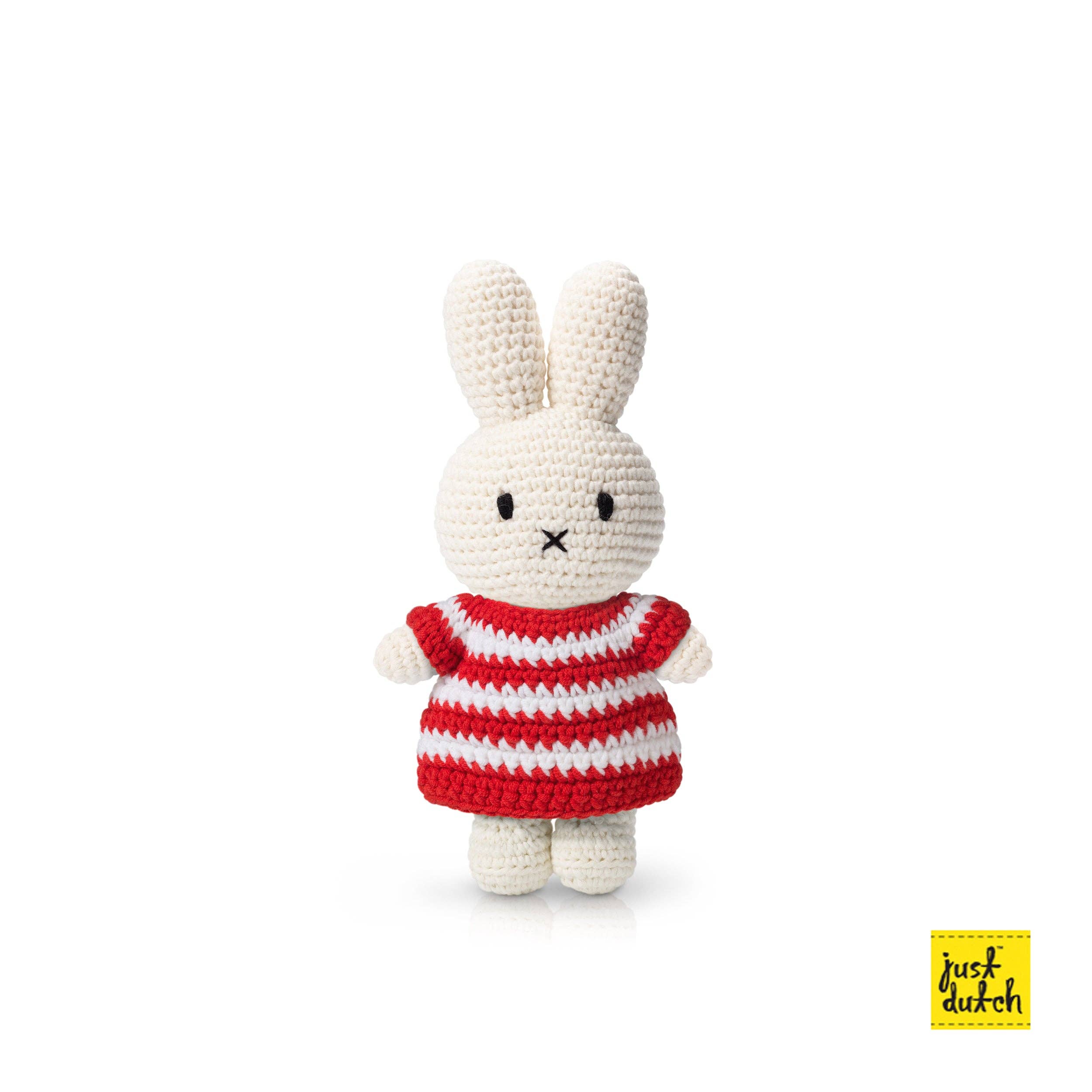 Miffy Striped Dress: Blue with Red Hat, photo 3 of 7