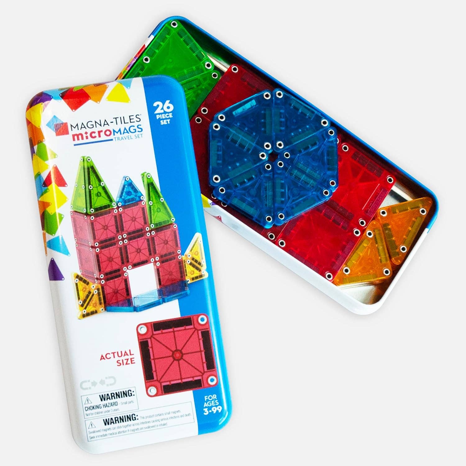 Magna-Tiles MicroMAGS 26-Piece Travel Set, photo 1 of 7