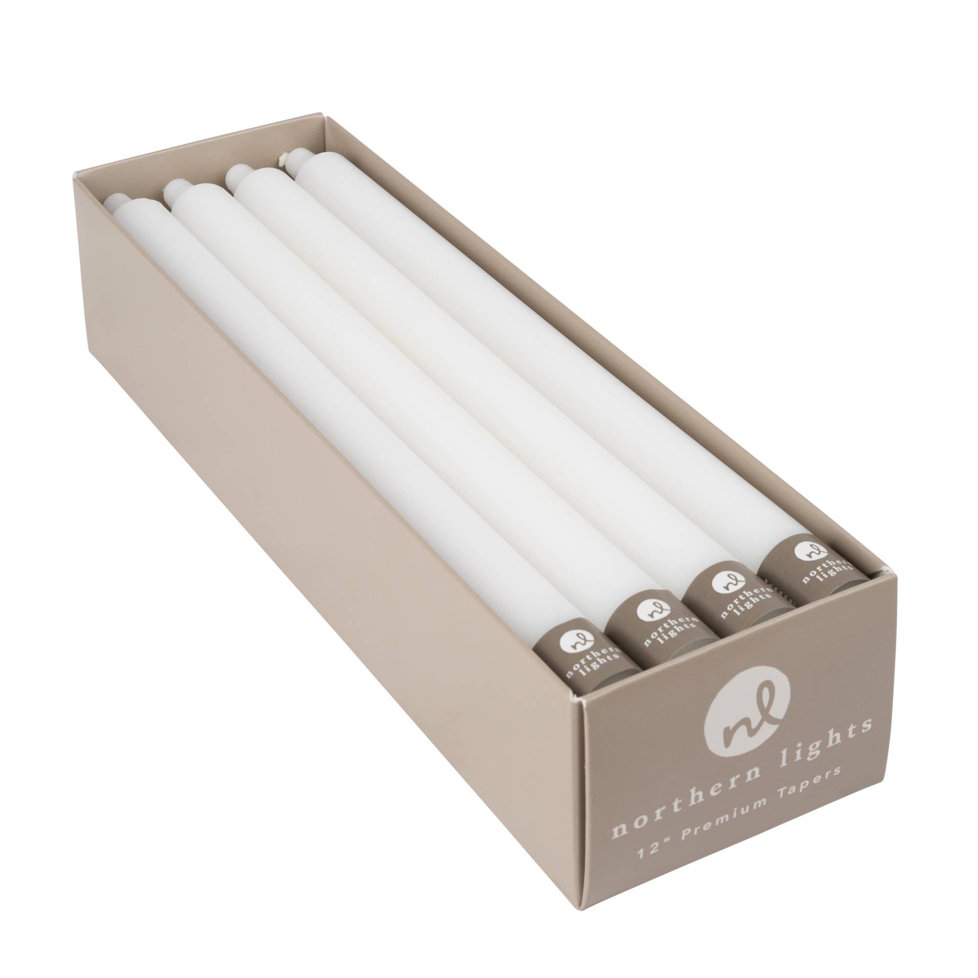 12" Taper Candles - 12pk Box: Petal, photo 3 of 8