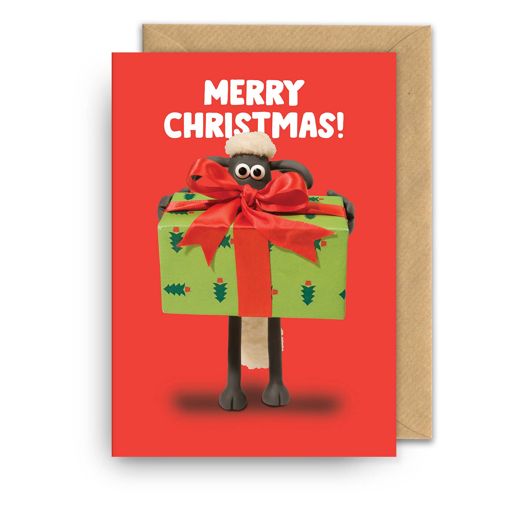 Christmas Card | Shaun the Sheep | Merry Christmas Present, photo 1 of 2