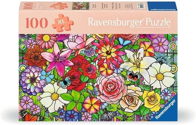 Tiffany Flowers Puzzle