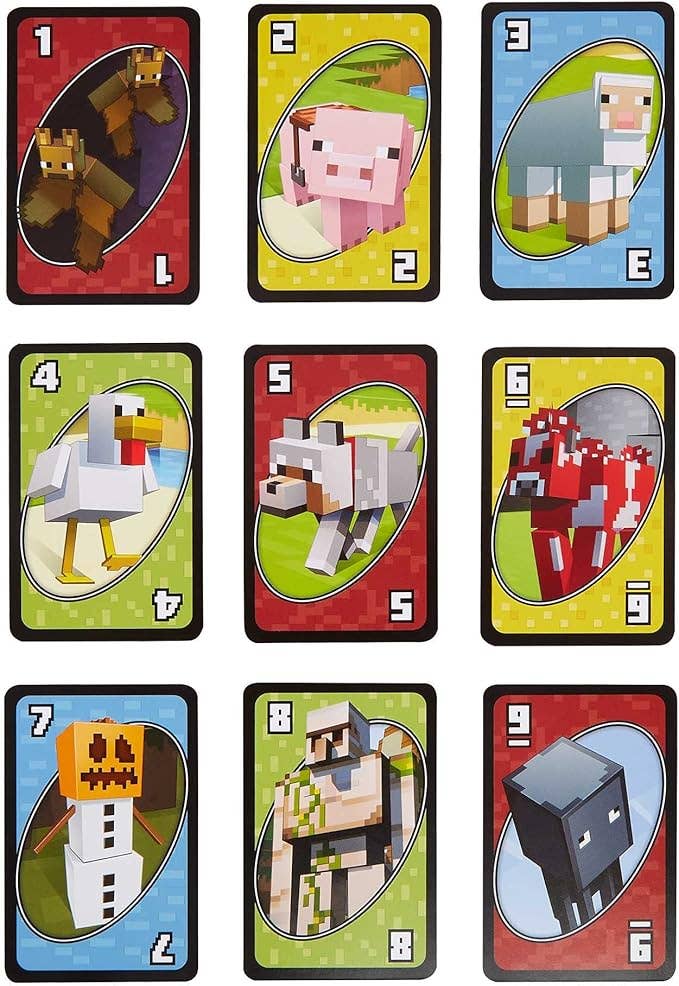 Uno Minecraft Edition Card Game, photo 4 of 6