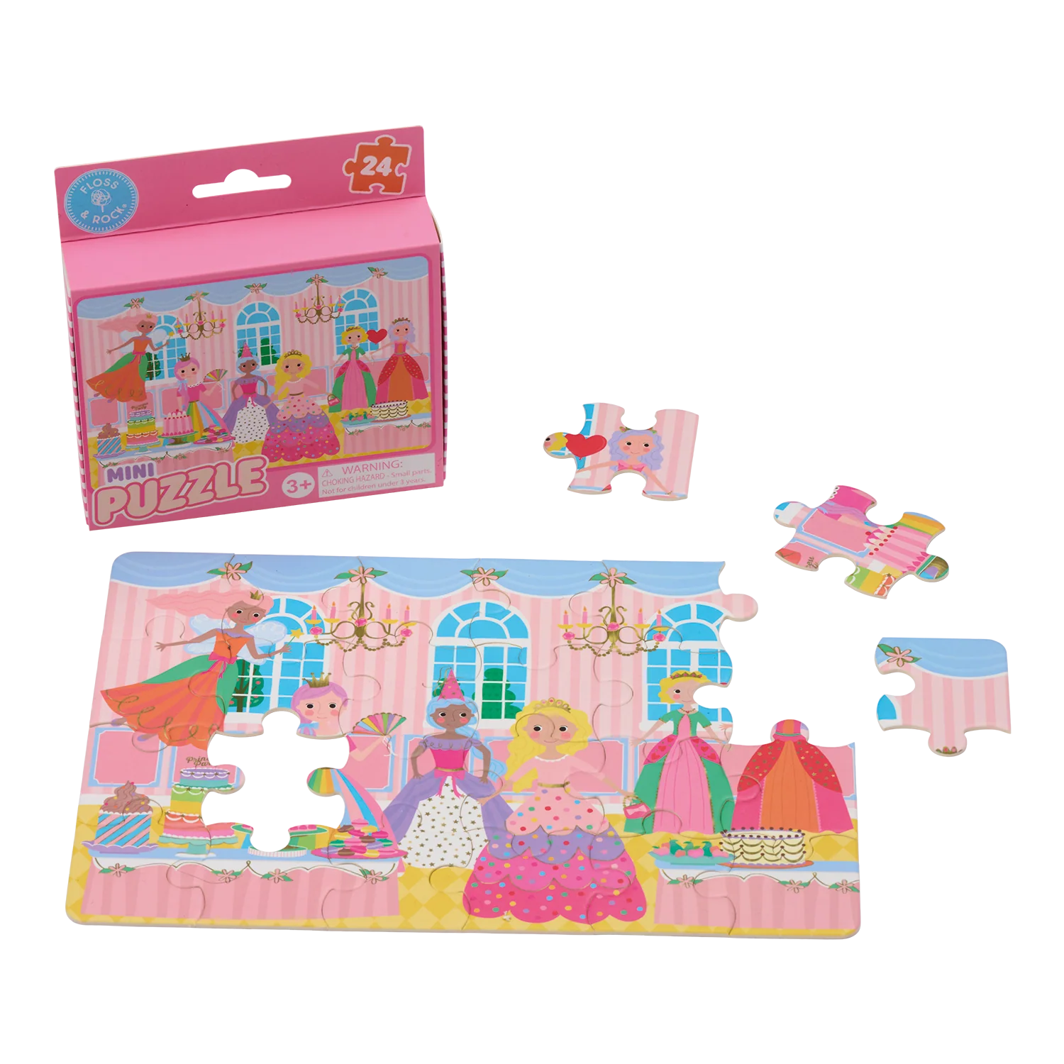 Floss & Rock 24pc Mini Puzzle Princess, photo 2 of 3