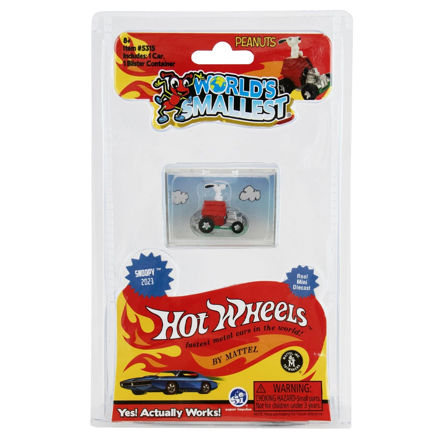 World’s Smallest Hot Wheels Snoopy