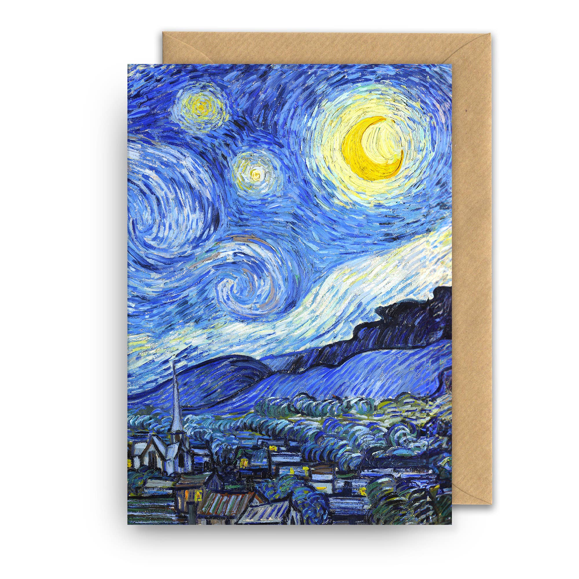 Art Greeting Card | Van Gogh | The Starry Night, photo 1 of 2