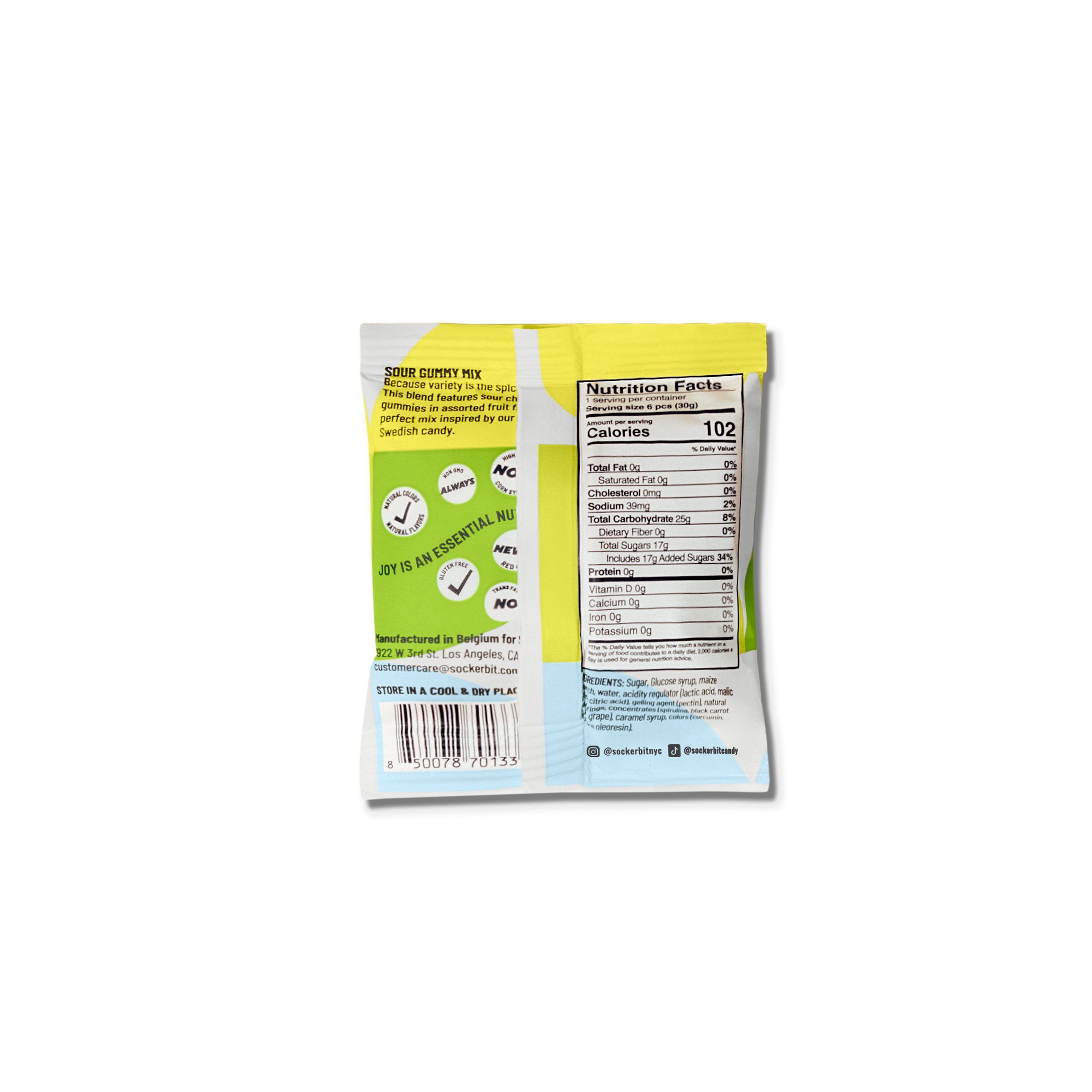 Sour Gummy Mix Single Serving 1oz- Pack of 30, photo 3 of 4