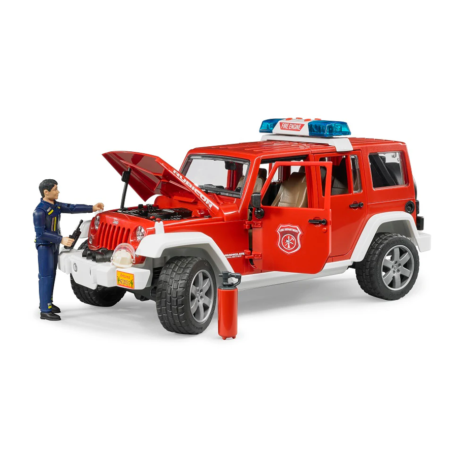 Bruder Jeep Rubicon Fire Rescue with Fireman