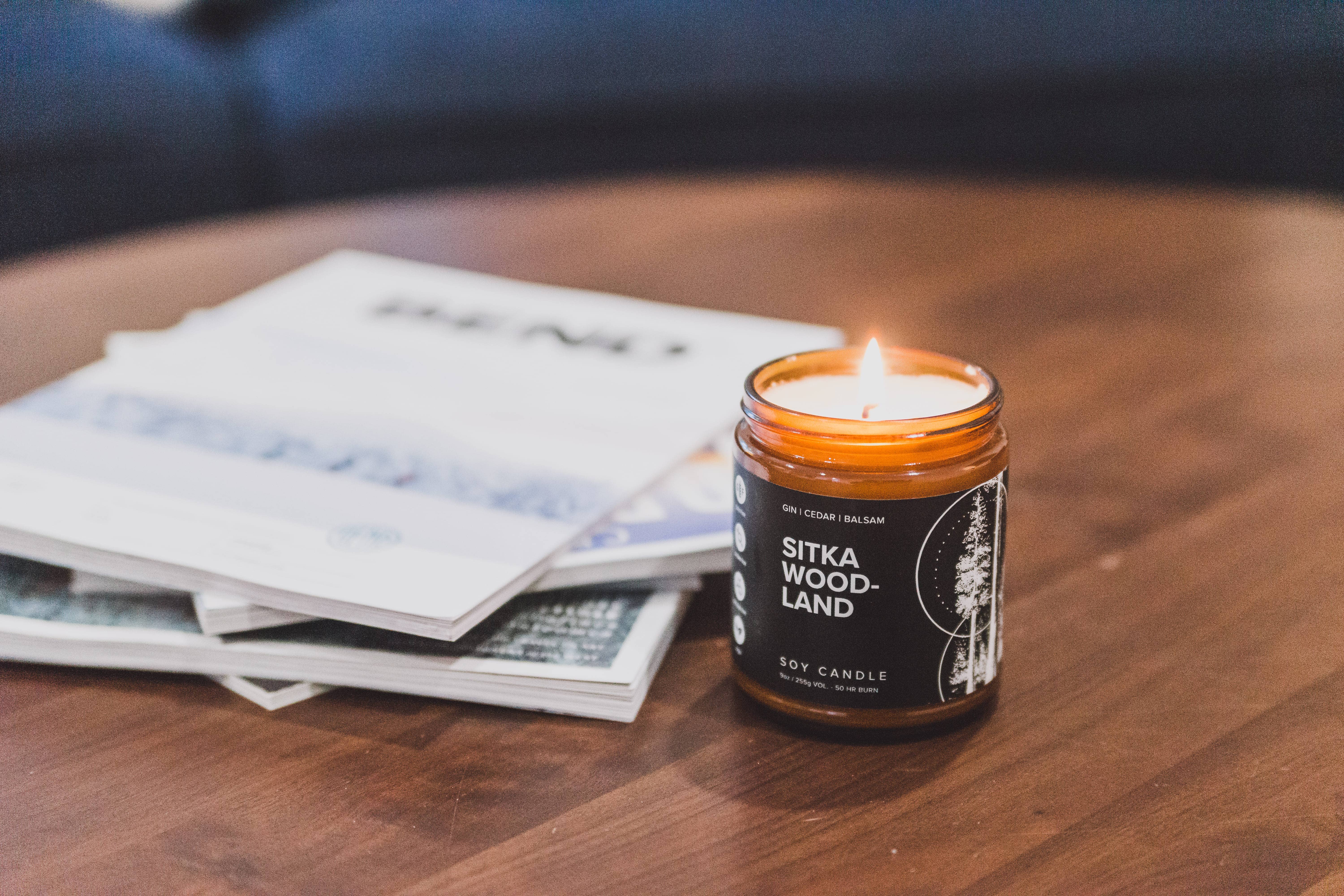 Sitka Woodland 9oz Soy Candle, photo 3 of 6