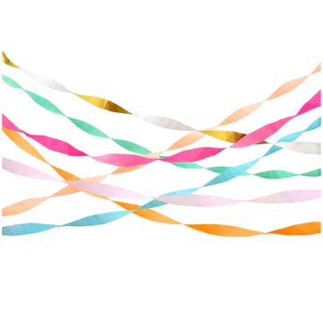 Meri Meri Bright CrepePaper Streamers, photo 1 of 4