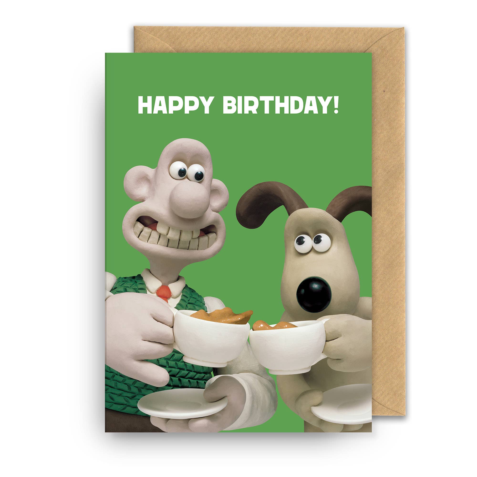 Birthday Card | Wallace and Gromit | Cups of Tea, photo 1 of 2