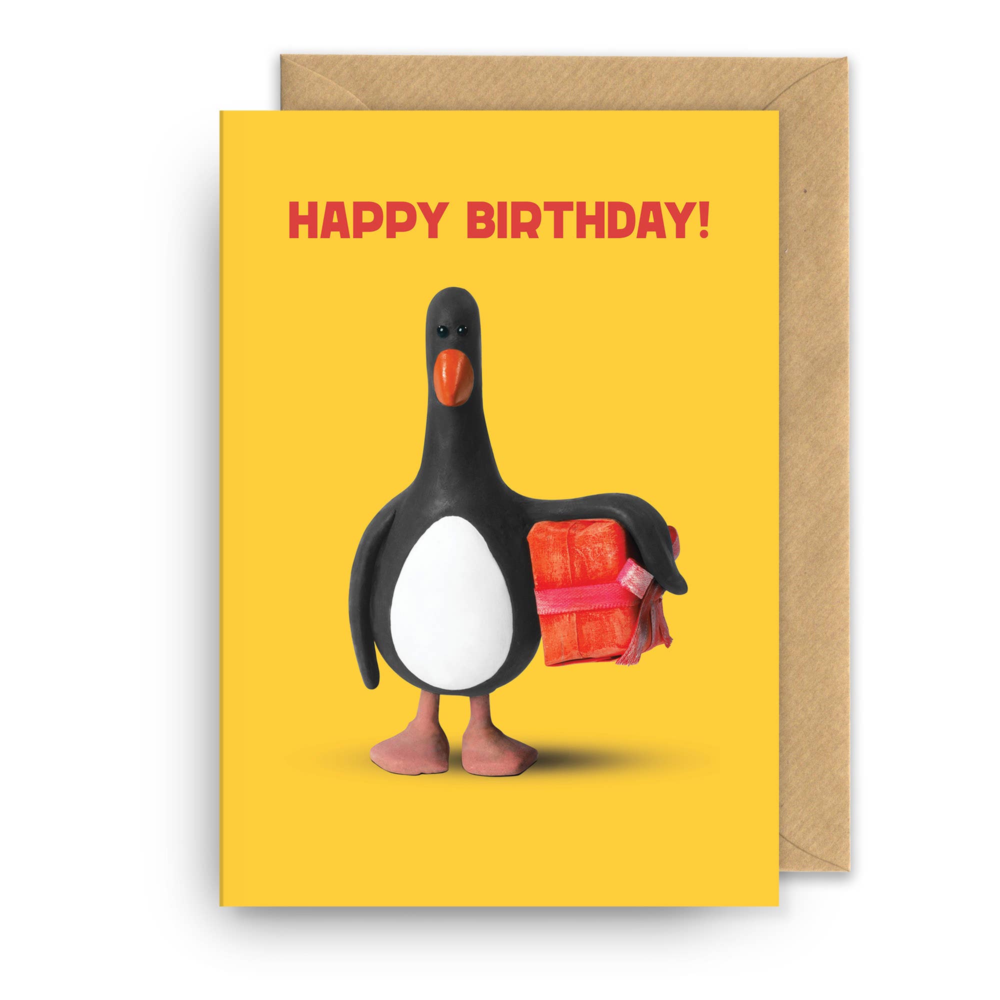 Birthday Card | Wallace and Gromit | Happy Birthday Feathers, photo 1 of 2