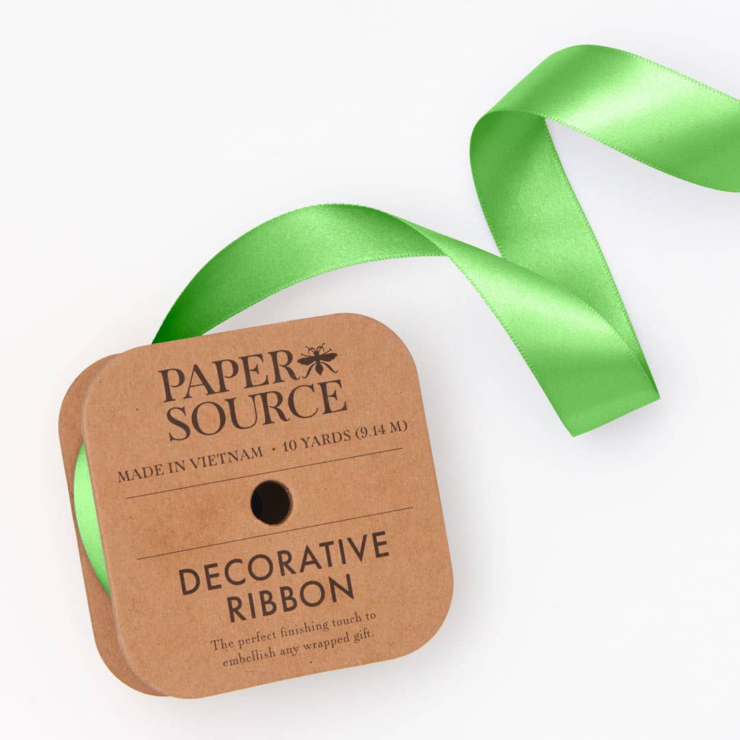 Satin Ribbon 1" Width: Clover, photo 1 of 8