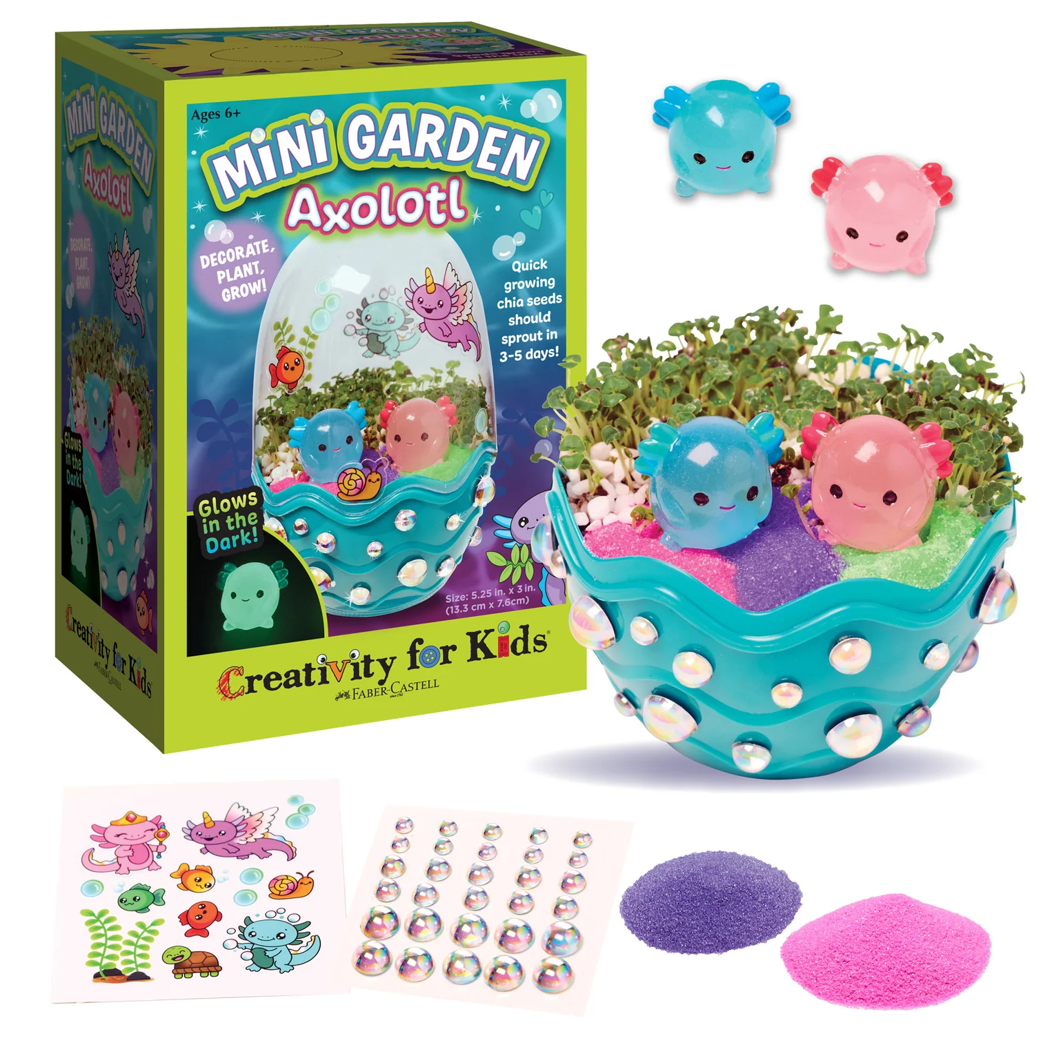 Mini Garden Axolotl, photo 2 of 4