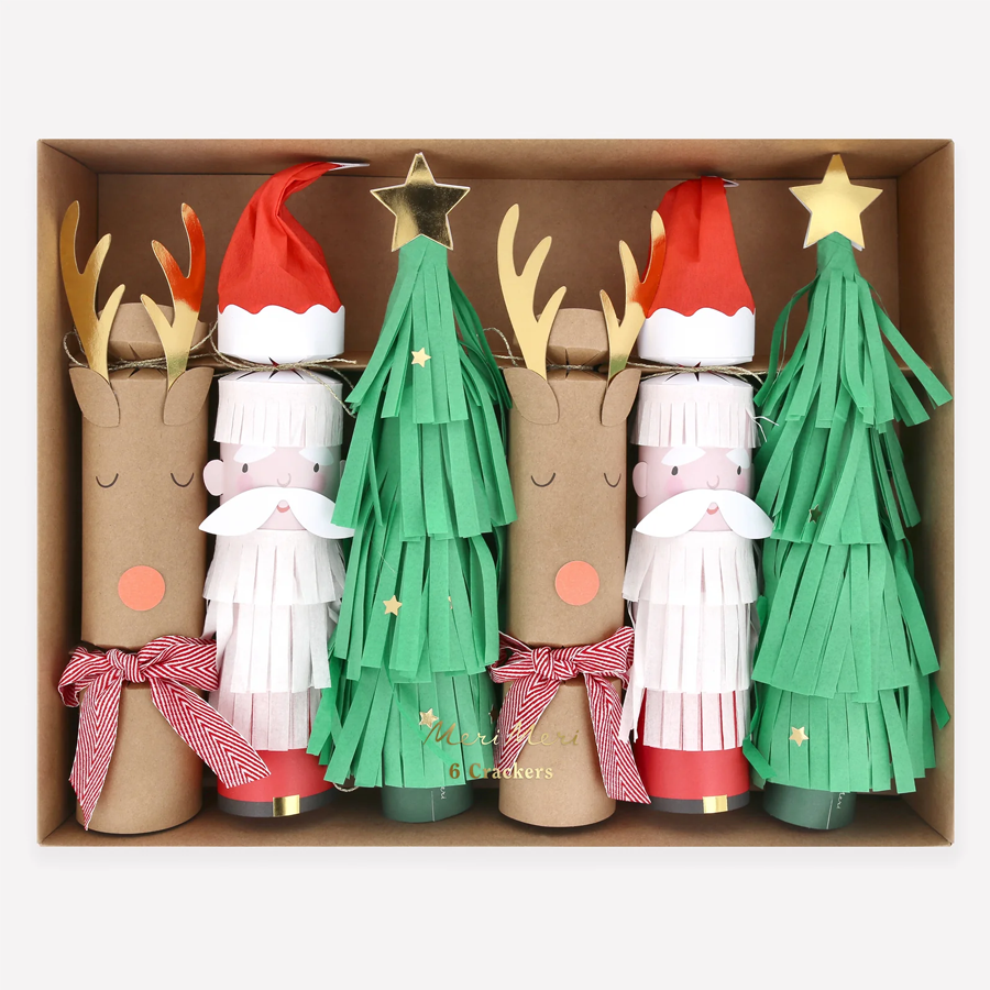 Meri Meri Santa & Reindeer Christmas Crackers, photo 1 of 2