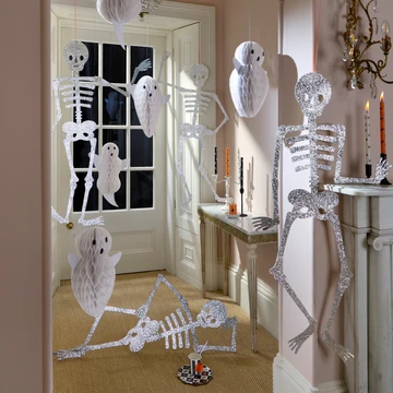 Giant Glitter Jointed Skeleton, photo 2 of 4